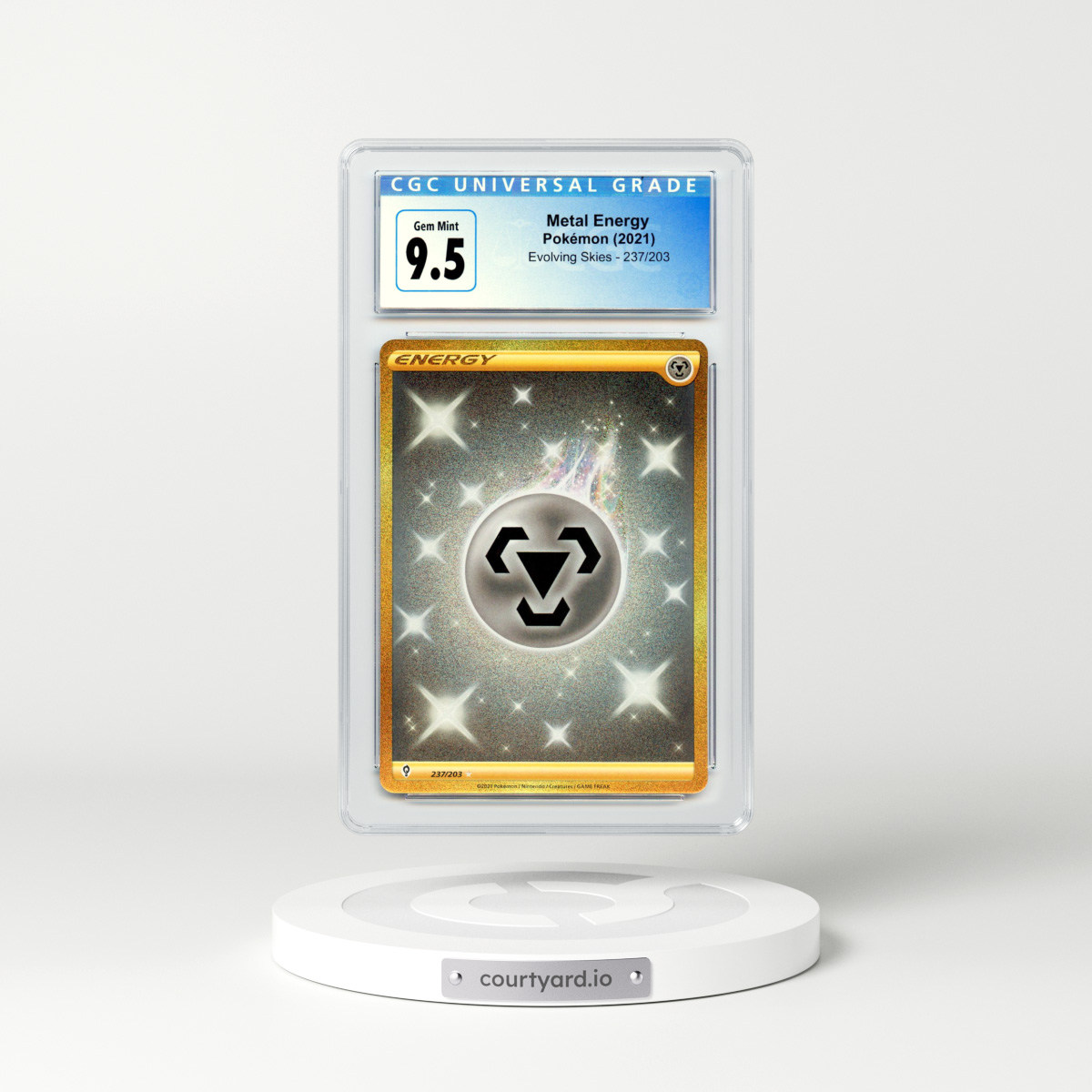 2021 Evolving Skies #237 Metal Energy (CGC 9.5 GEM MINT)
