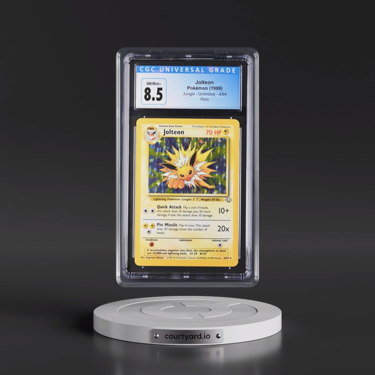 1999 Jungle #4/64 Jolteon - Holo (CGC 8.5 NM-MT+)