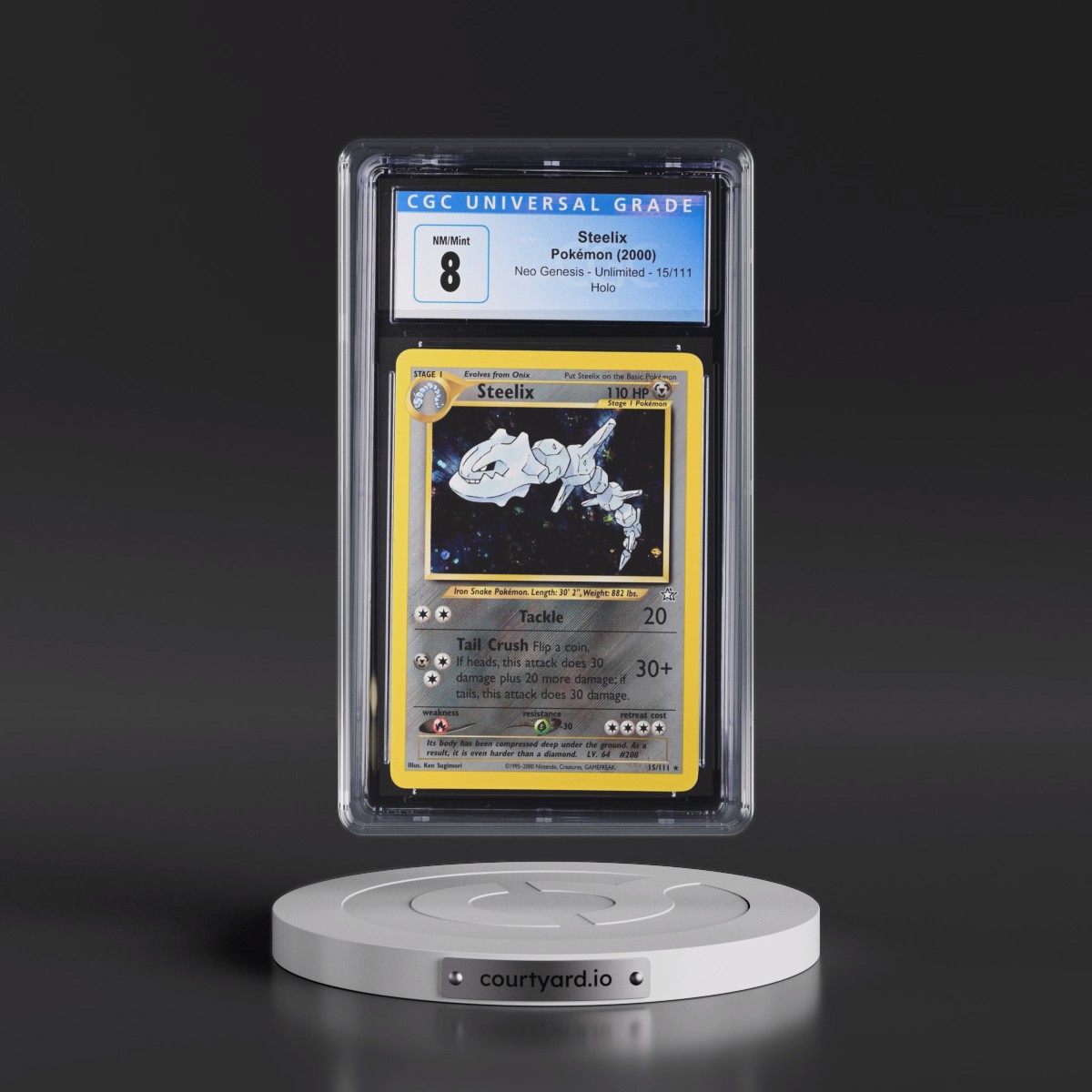 2000 Neo Genesis #15/111 Steelix - Holo (CGC 8 NM-MT)