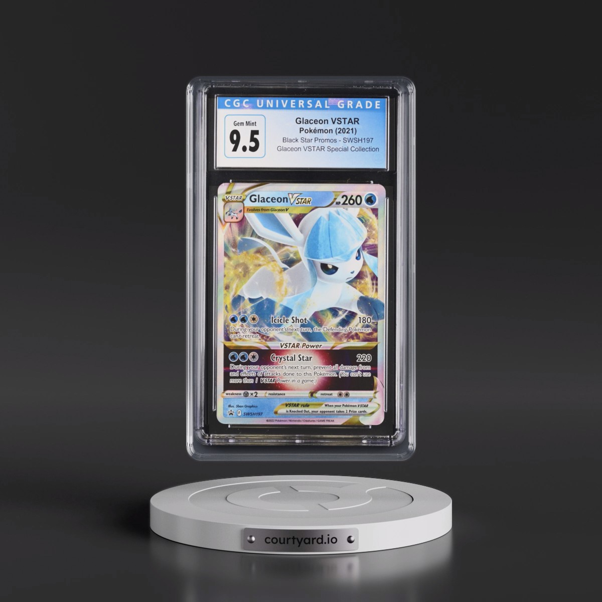 2017 Black Star Promos - Sword & Shield #SWSH197 Glaceon VSTAR - Glaceon VSTAR Special Collection (Holo) (CGC 10 GEM MINT)