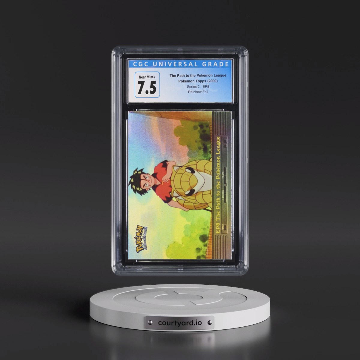 1999 Series 2 (Oval Nintendo Seal) #EP8 The Path to the Pokémon League - Rainbow Foil (CGC 7.5 NM+)