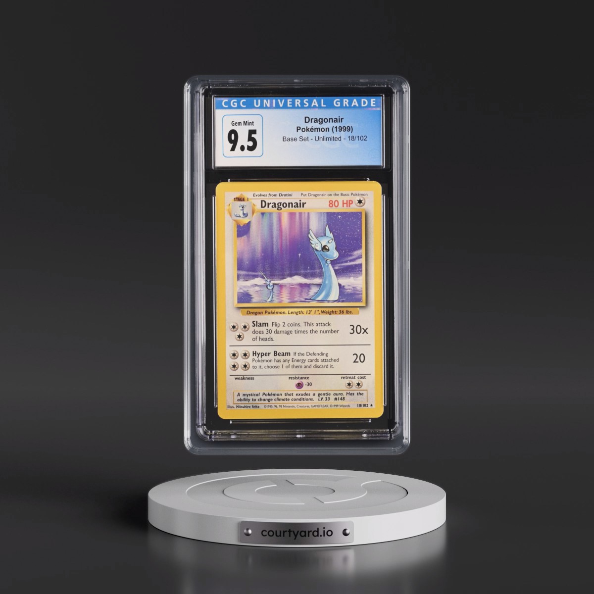 1999 Base Set #18/102 Dragonair (CGC 10 GEM MINT)