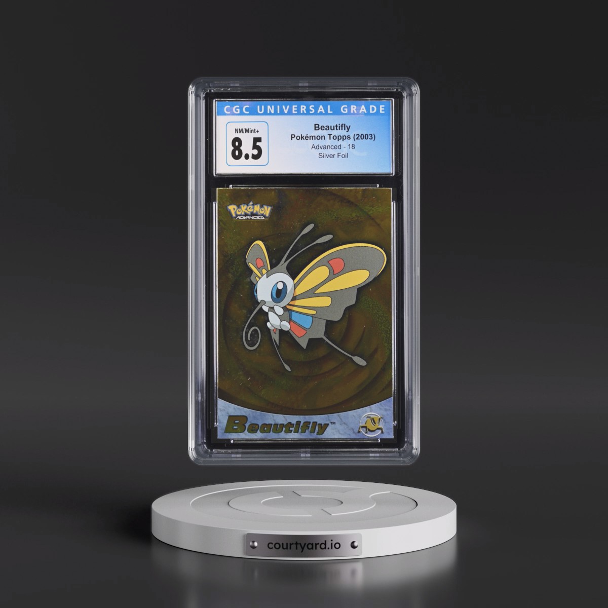 2003 Advanced #18 Beautifly - Silver Foil (CGC 8.5 NM-MT+)