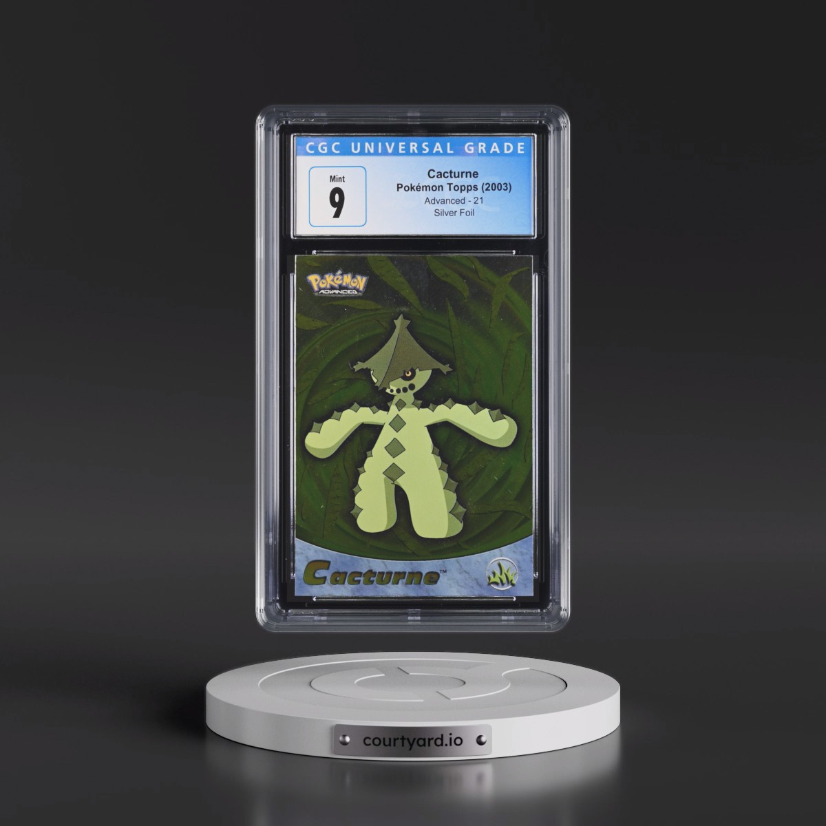 2003 Advanced #21 Cacturne - Silver Foil (CGC 9 MINT)