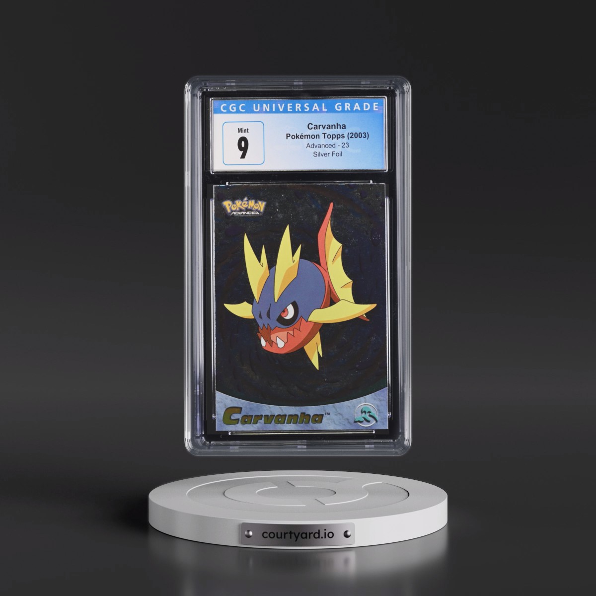 2003 Advanced #23 Carvanha - Silver Foil (CGC 9 MINT)