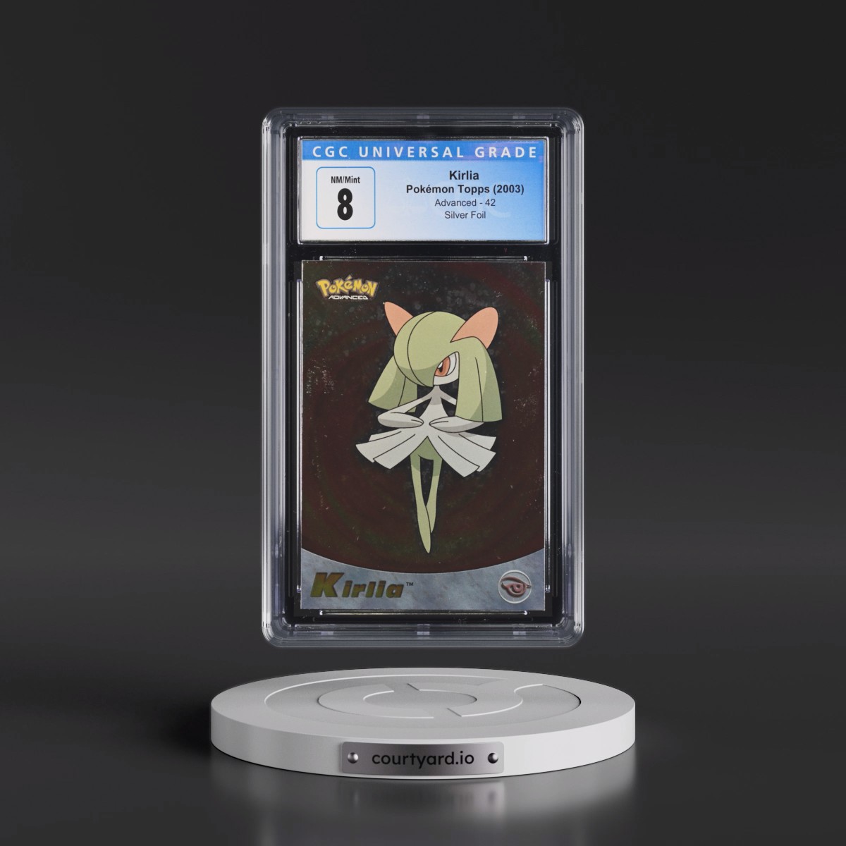 2003 Advanced #42 Kirlia - Silver Foil (CGC 8 NM-MT)
