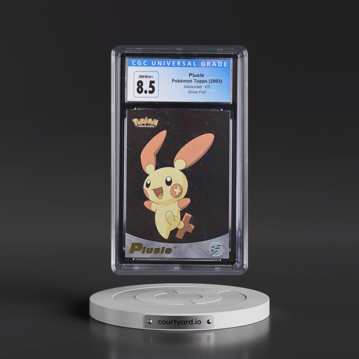 2003 Advanced #63 Plusle - Silver Foil (CGC 8.5 NM-MT+)