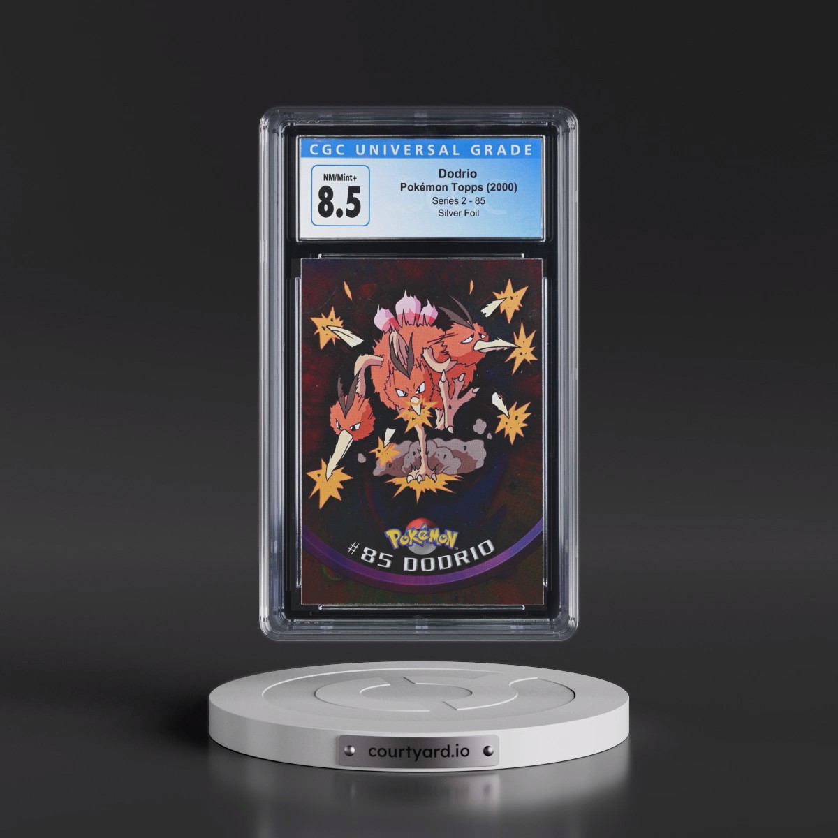 1999 Series 2 (Oval Nintendo Seal) #85 Dodrio - Silver Foil (CGC 8.5 NM-MT+)