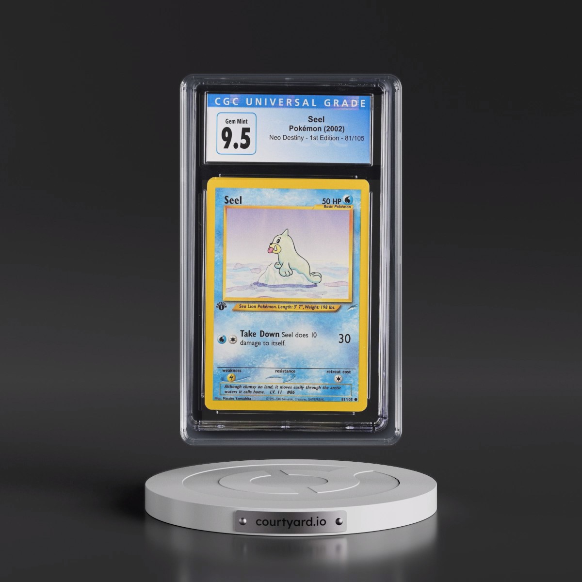 2002 Neo Destiny #81/105 Seel - 1st Edition 1st Edition (CGC 10 GEM MINT)