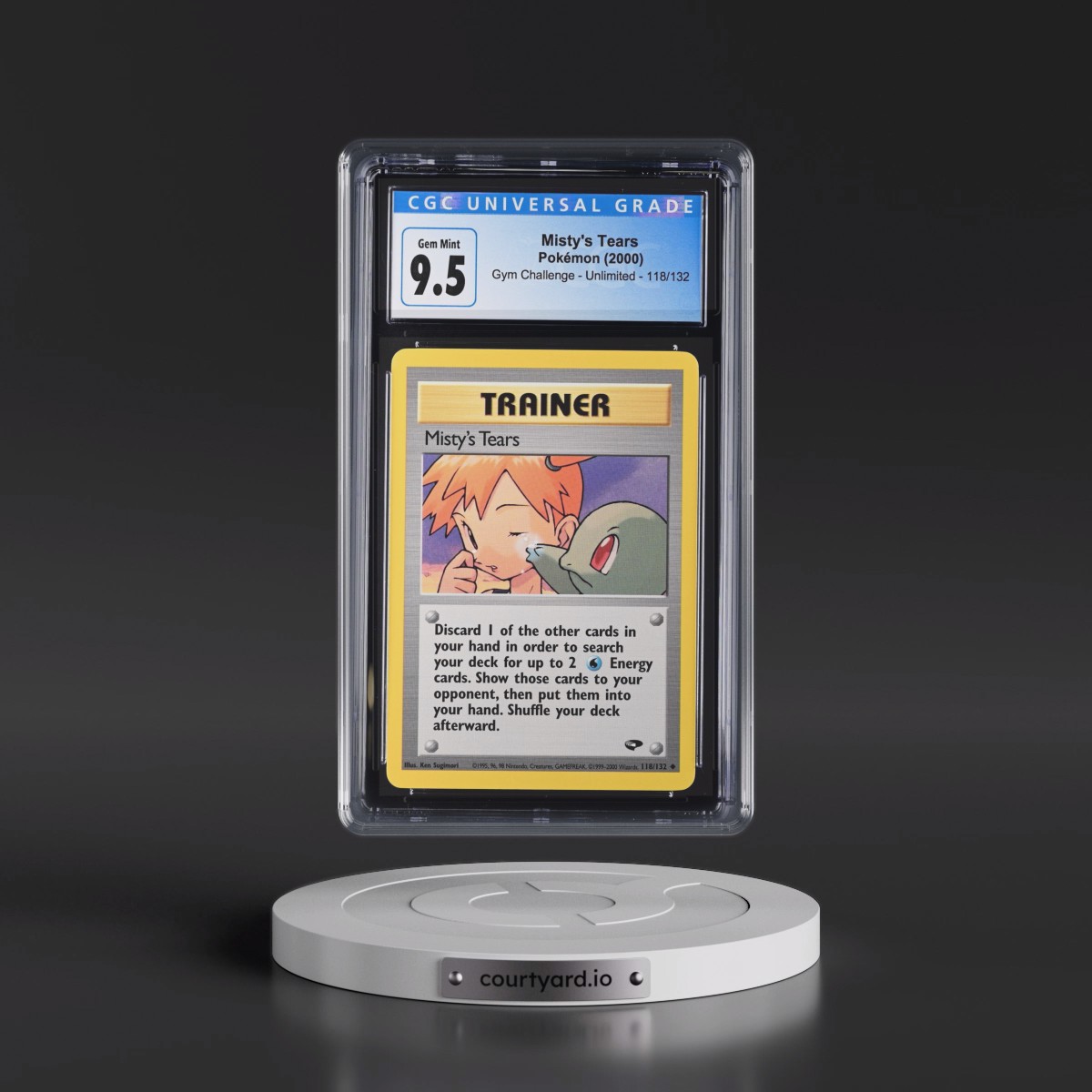 2000 Gym Challenge #118/132 Misty's Tears (CGC 10 GEM MINT)