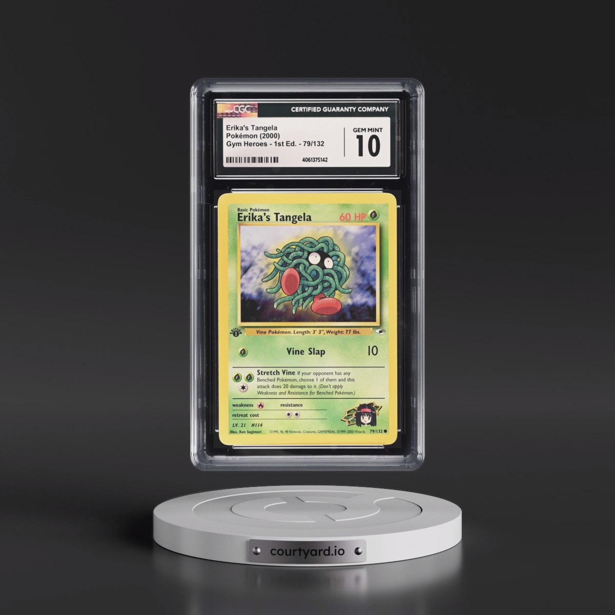 2000 Gym Heroes #79/132 Erika's Tangela - 1st Edition 1st Edition (CGC 10 GEM MINT)