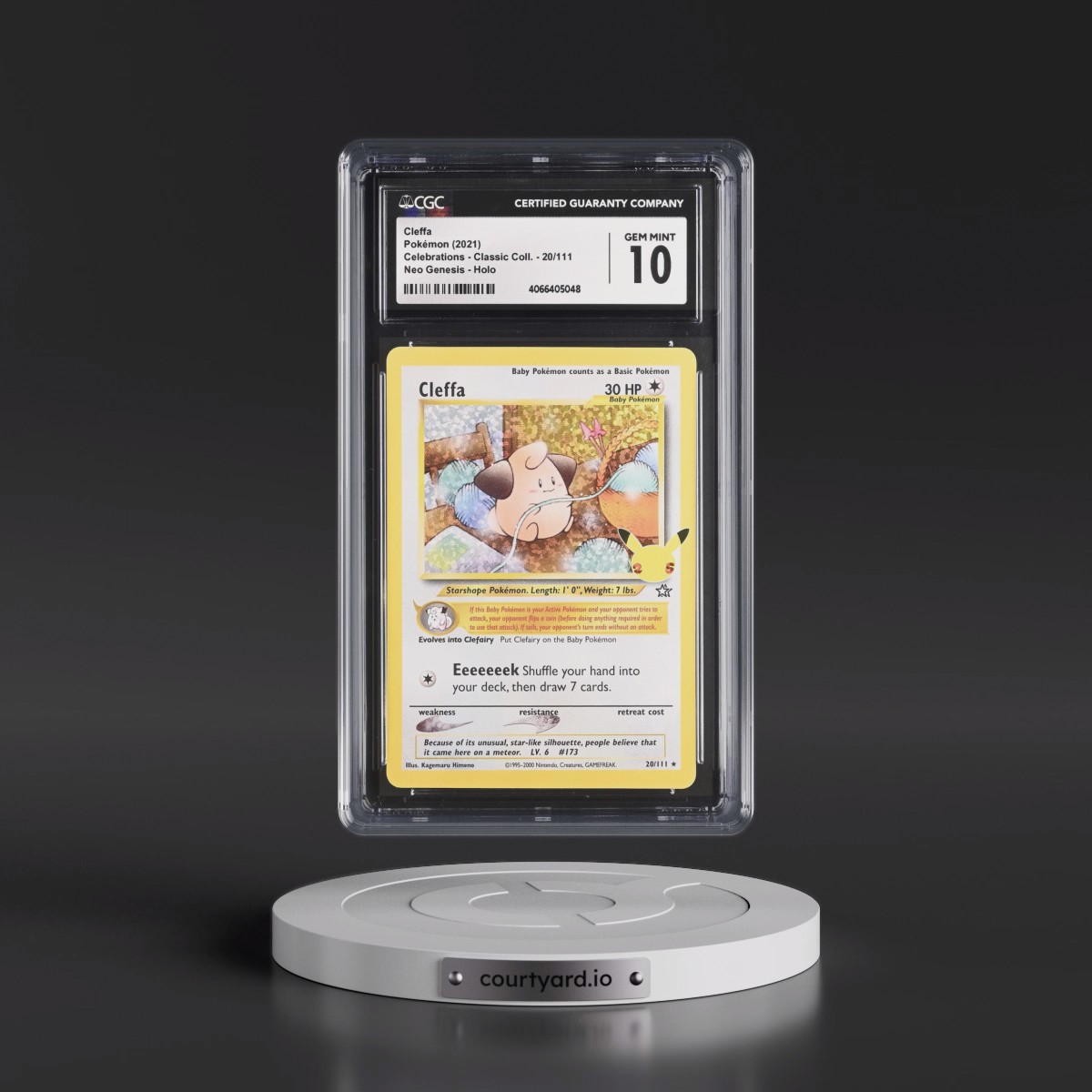 2021 Celebrations - Classic Collection #20/111 Cleffa - Neo Genesis Holo (CGC 10 GEM MINT)