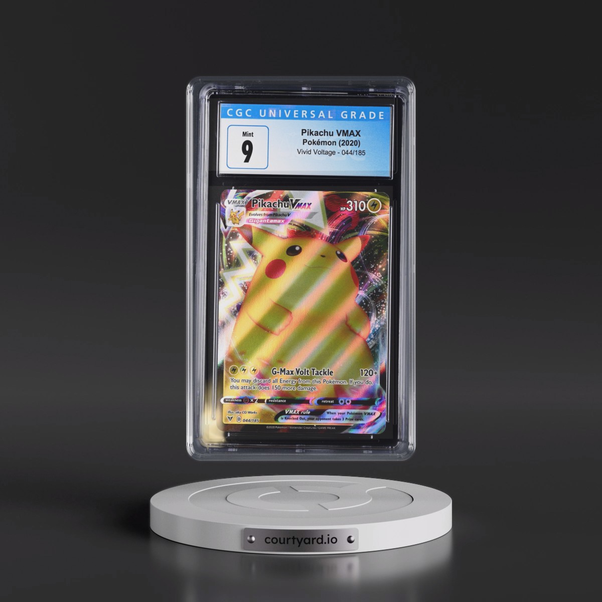 2020 Vivid Voltage Pikachu VMAX - Holo #044/185 CGC 9
