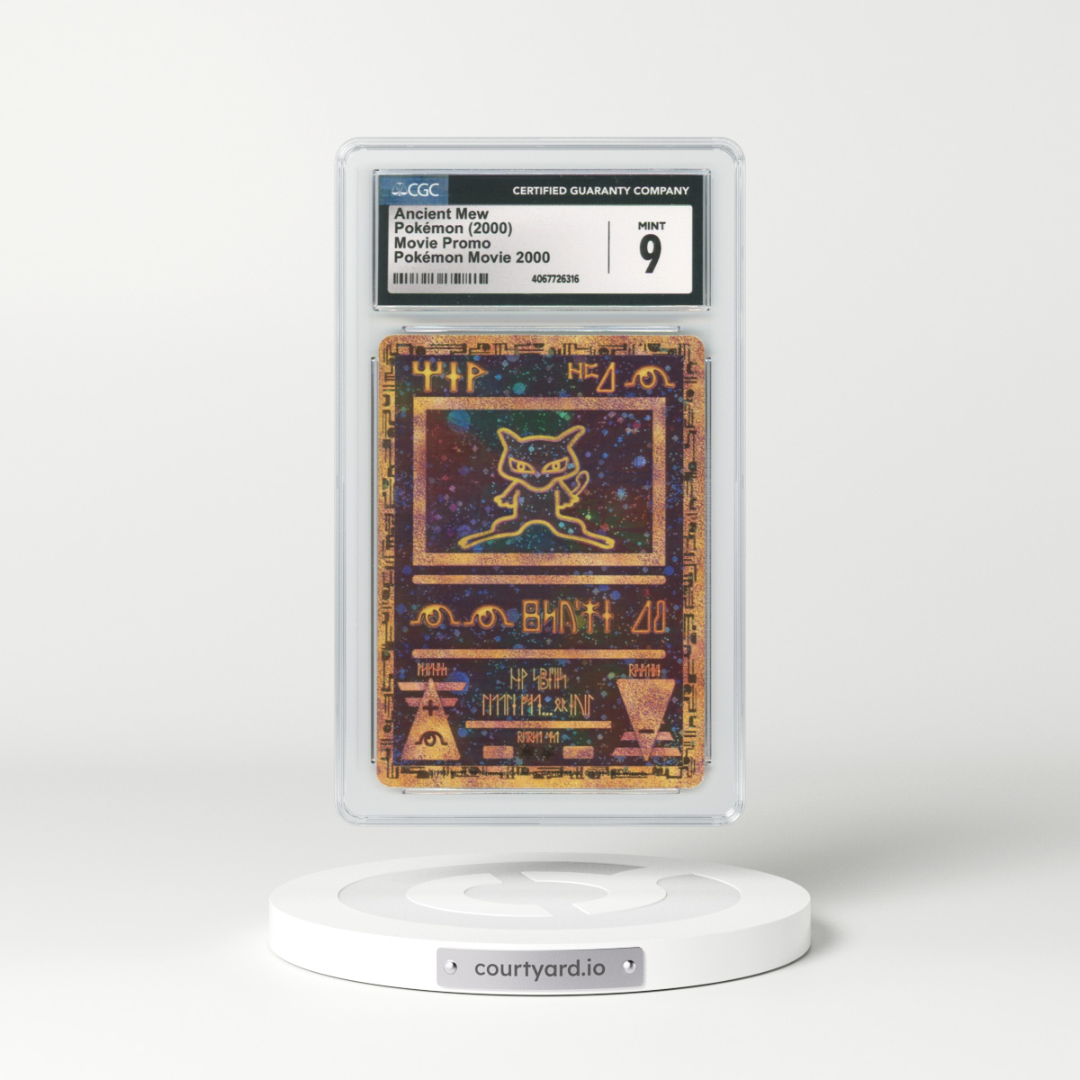 2000 Pokemon Movie Promo Ancient Mew - Full Art Holo (CGC 9 MINT)