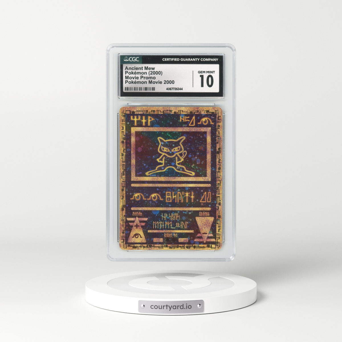 2000 Pokemon Movie Promo Ancient Mew - Full Art Holo (CGC 10 GEM MINT)