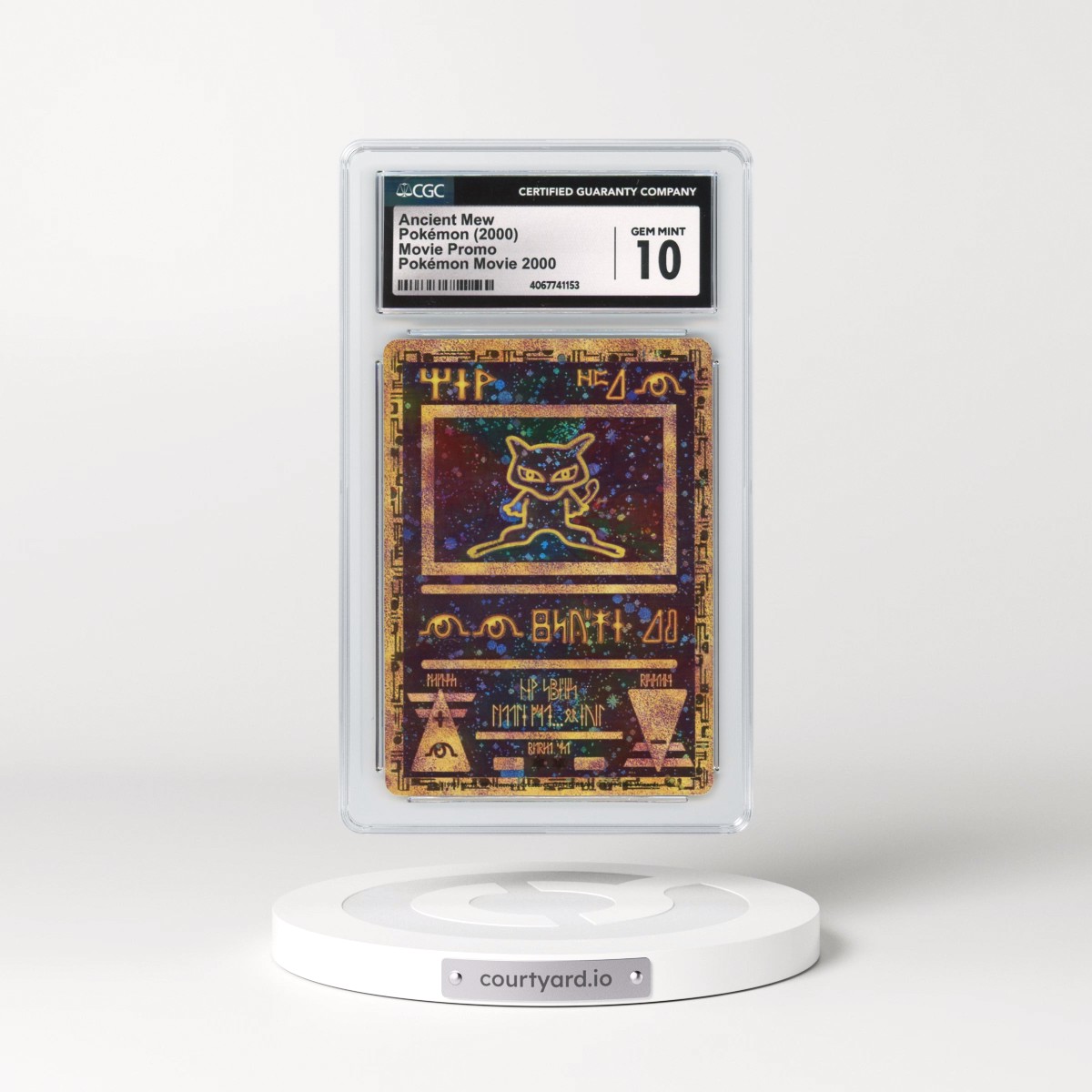 2000 Pokemon Movie Promo Ancient Mew - Full Art Holo (CGC 10 GEM MINT)