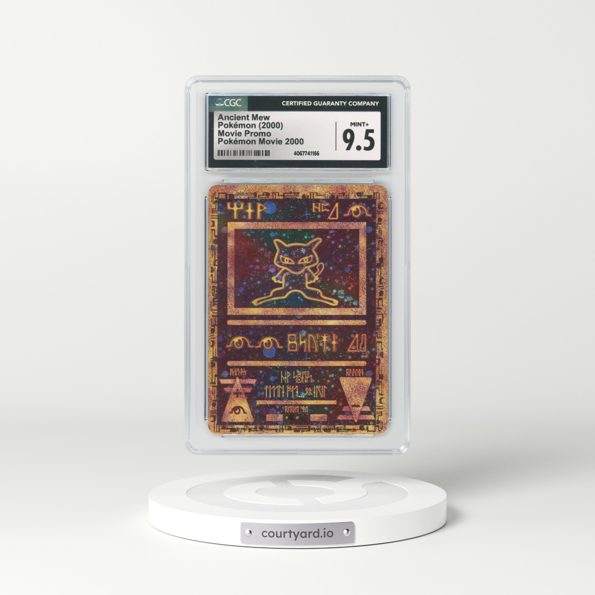 2000 Pokemon Movie Promo Ancient Mew - Full Art Holo (CGC 9.5 MINT+)