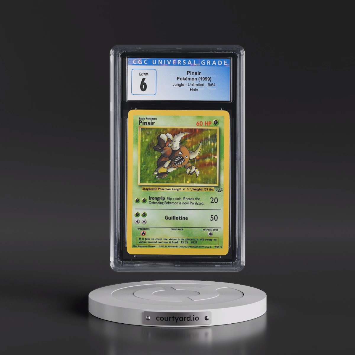 1999 Jungle #9/64 Pinsir - Holo (CGC 6 EX-NM)