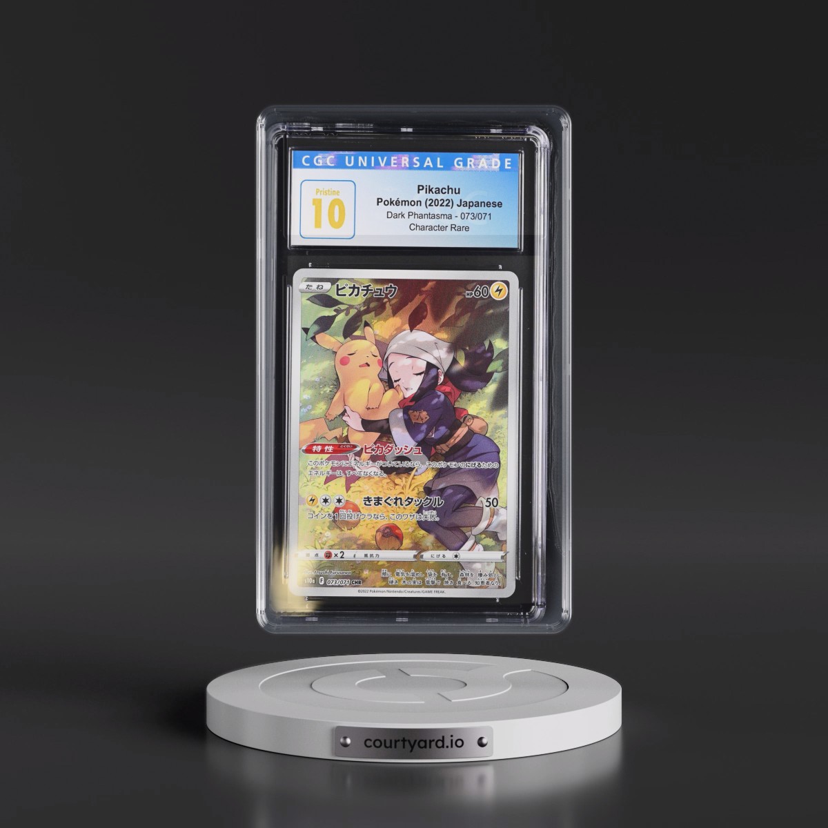 2021 Dark Phantasma #073/071 Pikachu - Character Rare Holo (CGC 10 PRISTINE)