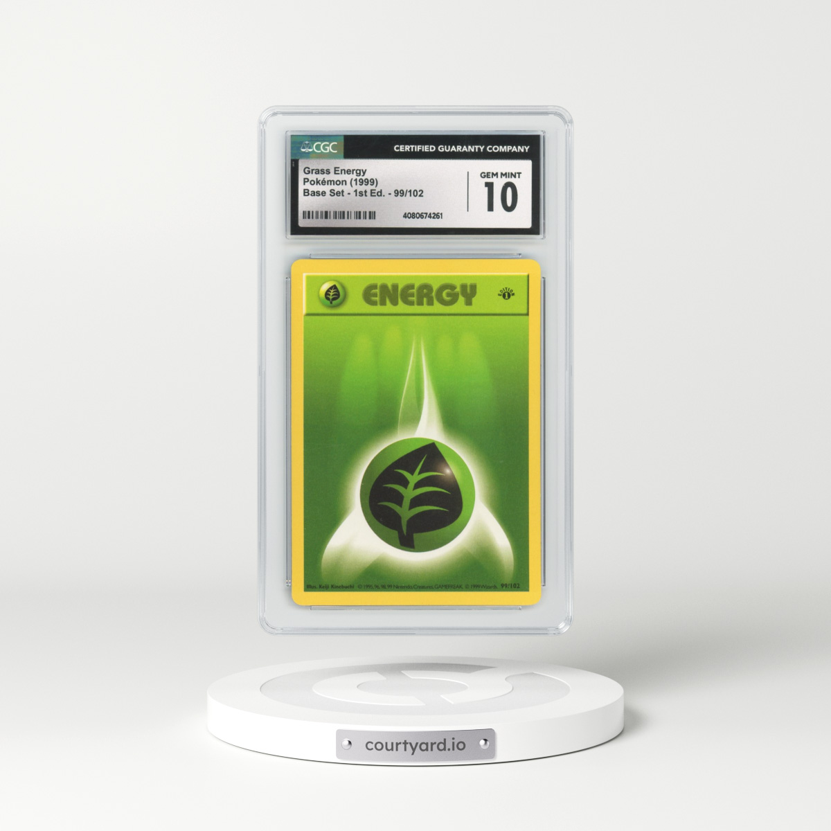 1999 Base Set #99 Grass Energy - 1st Edition (CGC 10 GEM MINT)