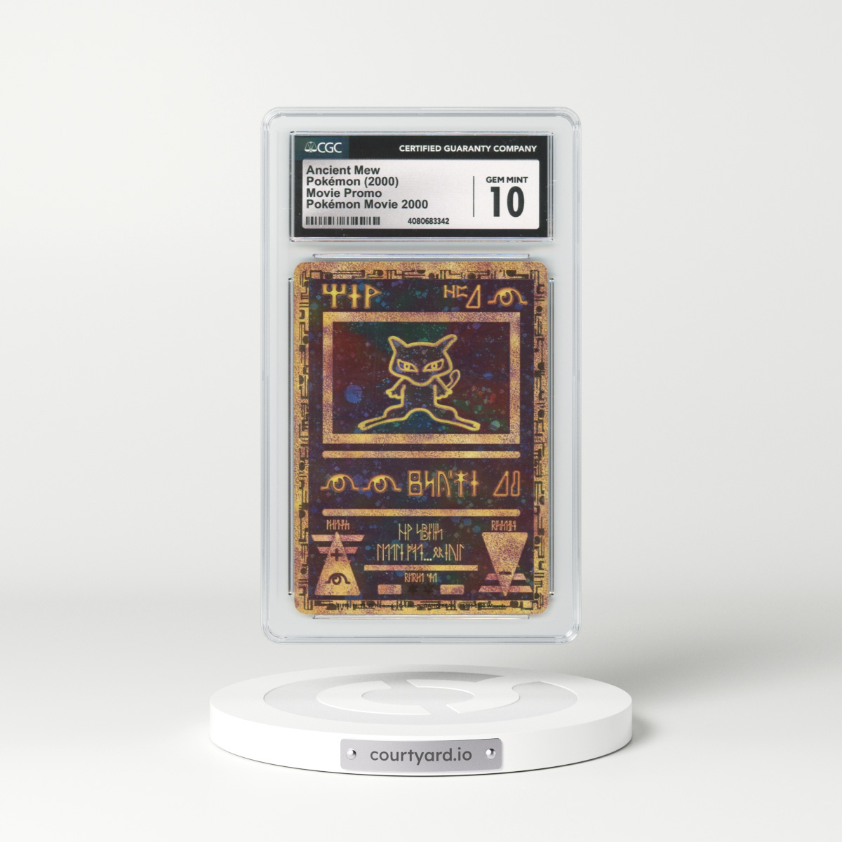 2000 Pokemon Movie Promo Ancient Mew - Full Art Holo (CGC 10 GEM MINT)