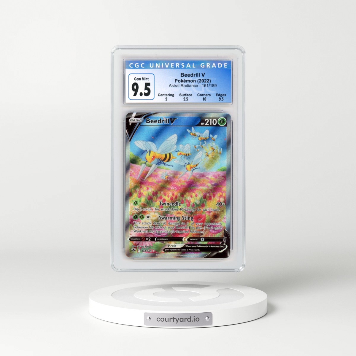 2022 Astral Radiance #161/189 Beedrill V - Holo (CGC 10 GEM MINT)