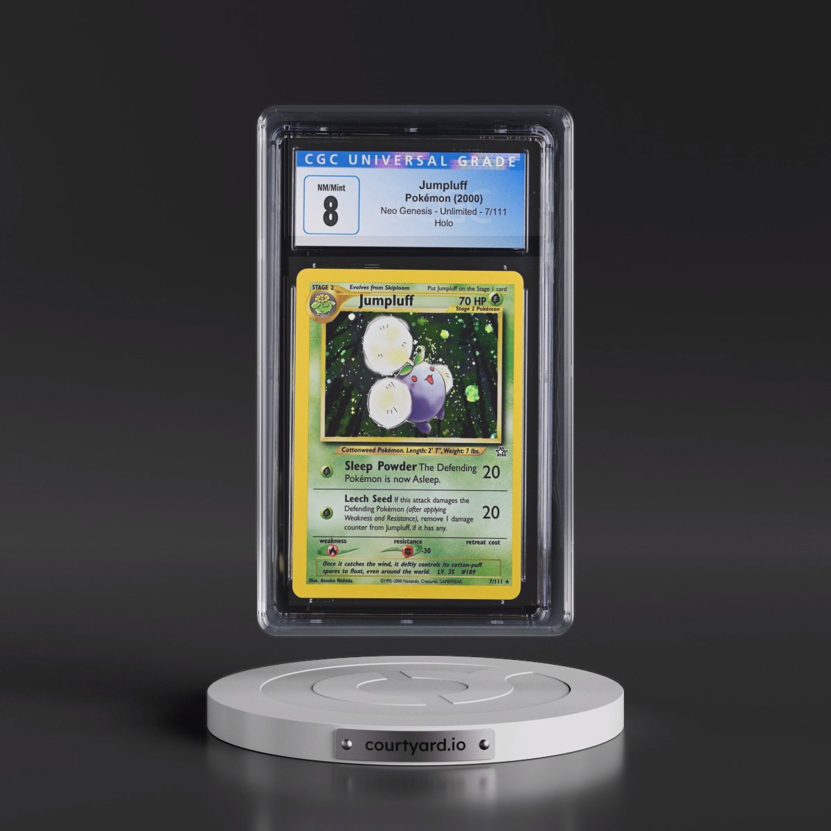 2000 Neo Genesis #7/111 Jumpluff - Holo (CGC 8 NM-MT)