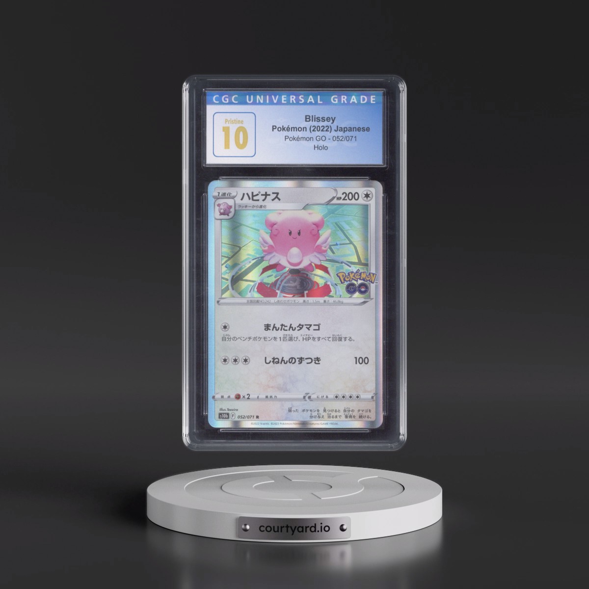 2022 Pokémon GO #052/071 Blissey - Holo (CGC 10 PRISTINE)