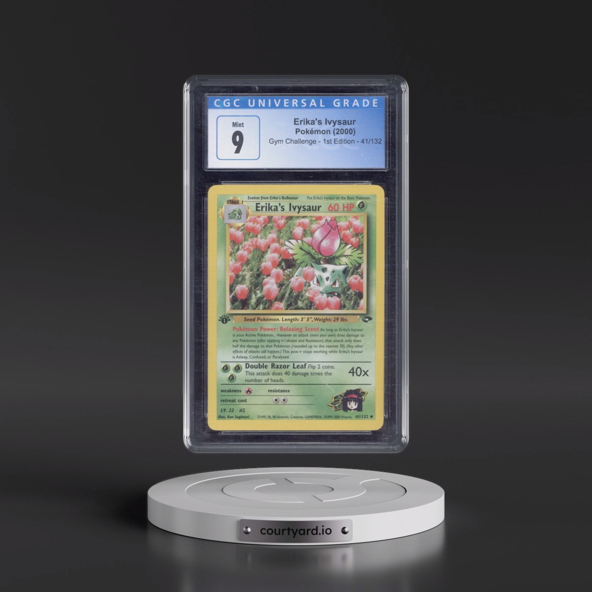 2000 Gym Challenge #41/132 Erika's Ivysaur - 1st Edition 1st Edition (CGC 9 MINT)