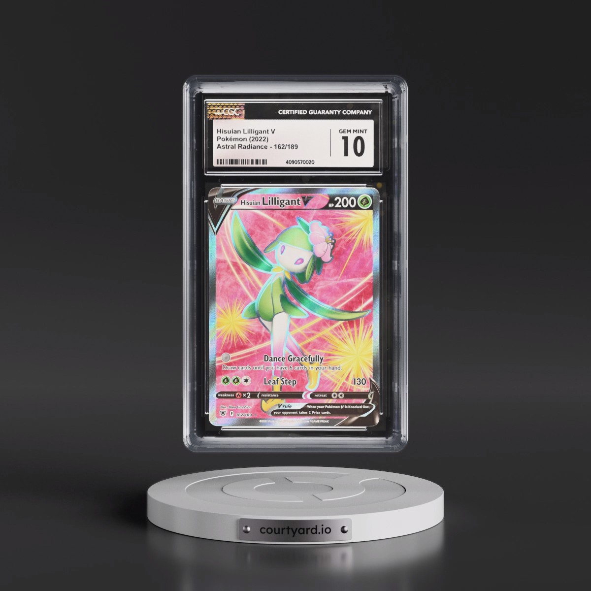 Astral Radiance #162/189 Hisuian Lilligant V - Ultra Rare Holo (CGC 10 GEM MINT)