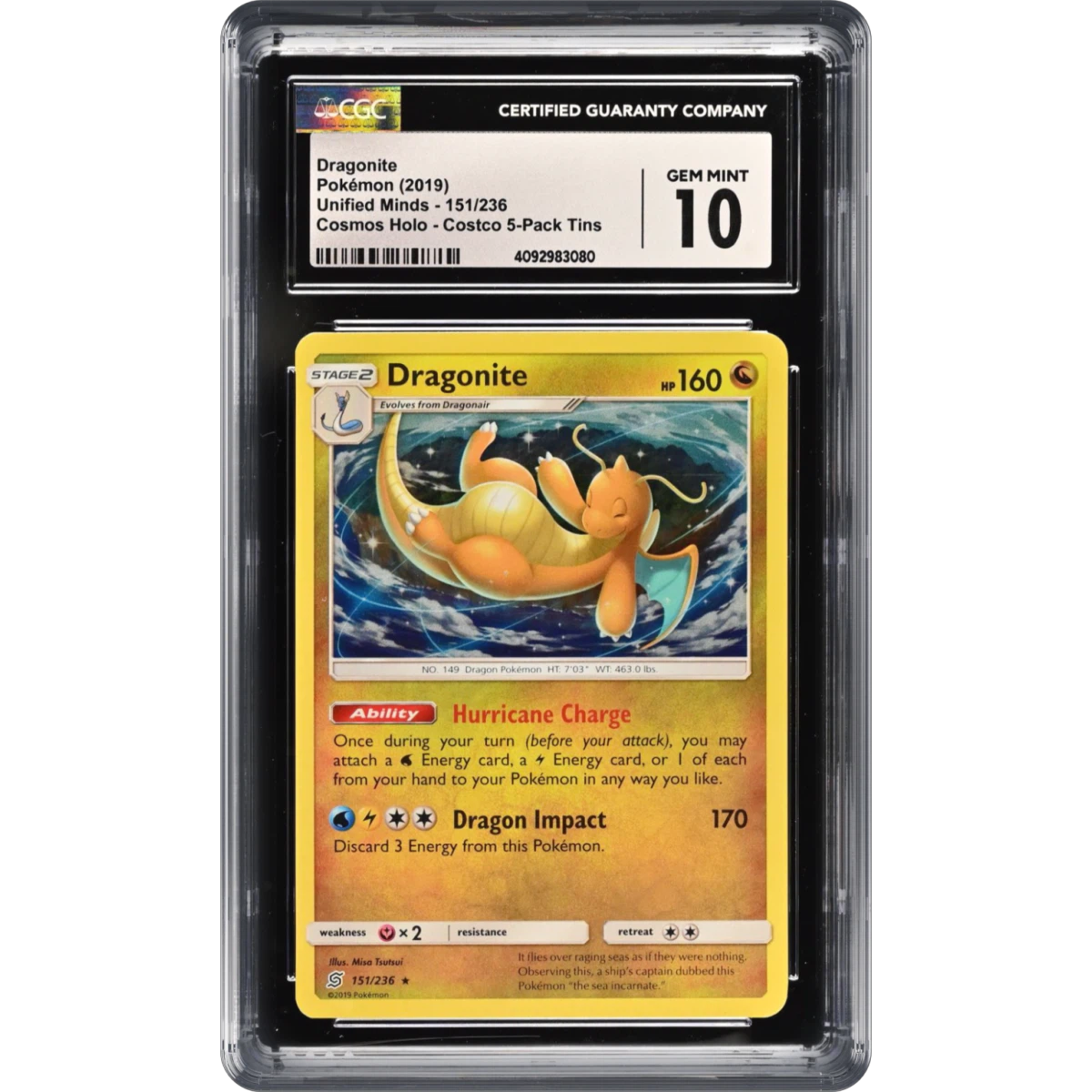 Dragonite card artwork