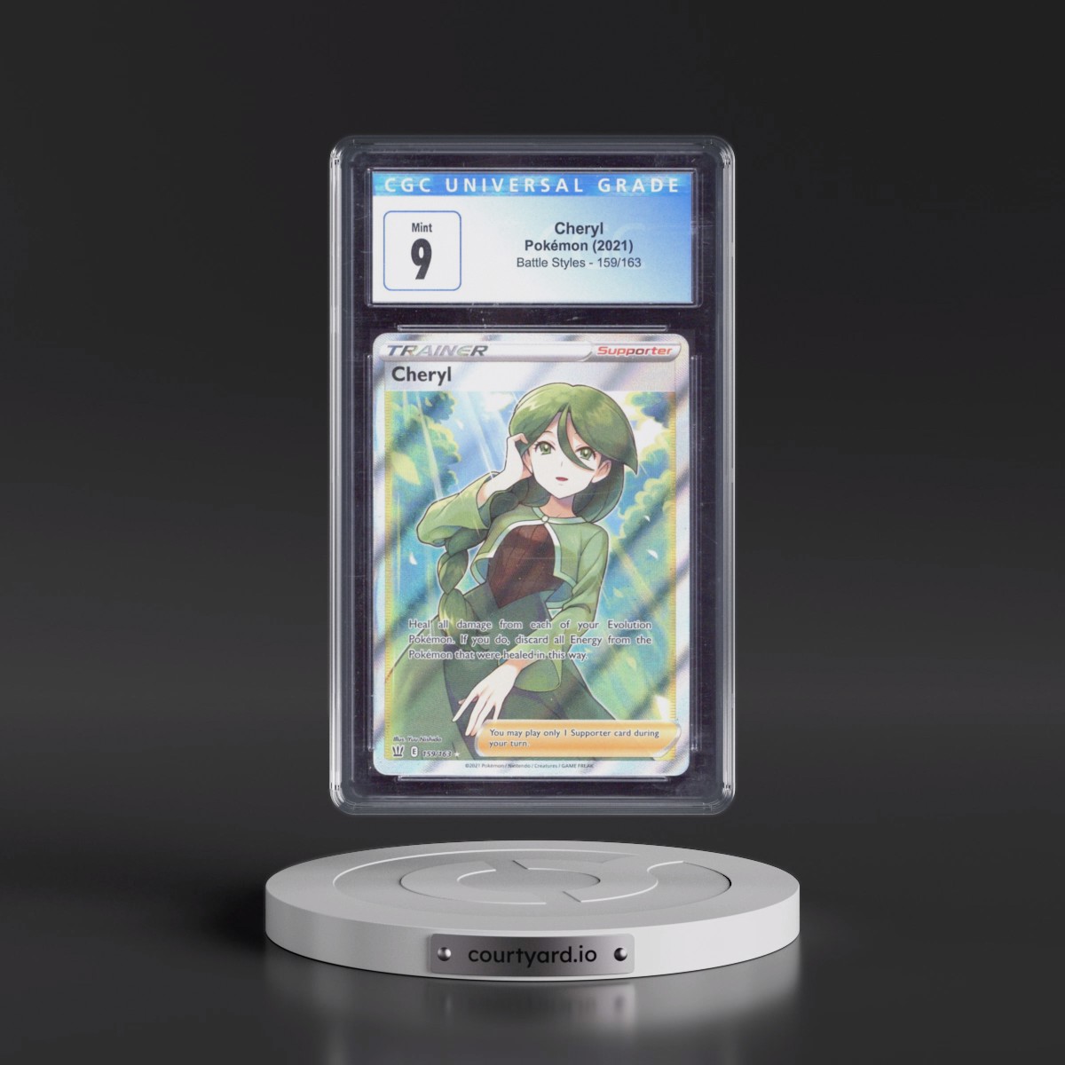 2021 Battle Styles #159/163 Cheryl - Ultra Rare Holo (CGC 9 MINT)