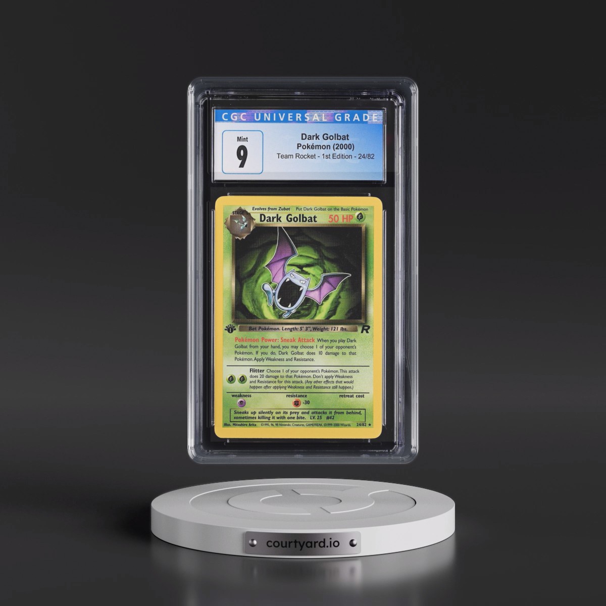 2000 Team Rocket #24/82 Dark Golbat - 1st Edition 1st Edition (CGC 9 MINT)