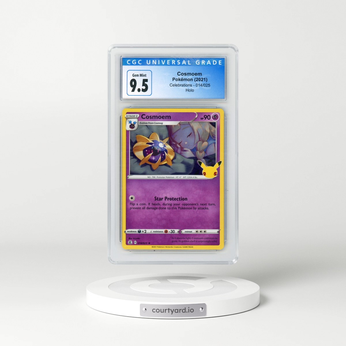 2021 Celebrations #014/025 Cosmoem - Holo (CGC 10 GEM MINT)