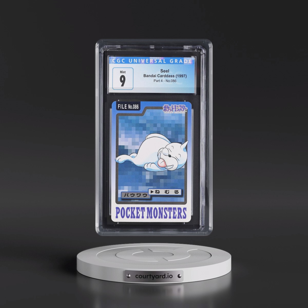1997 (Pocket Monsters on Bottom) Part 4 #086 Seel (CGC 9 MINT)