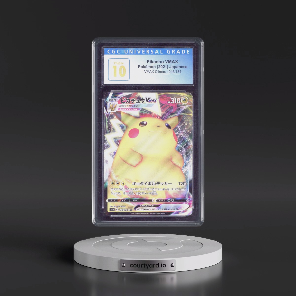 2021 VMAX Climax #046/184 Pikachu VMAX - Holo (CGC 10 PRISTINE)