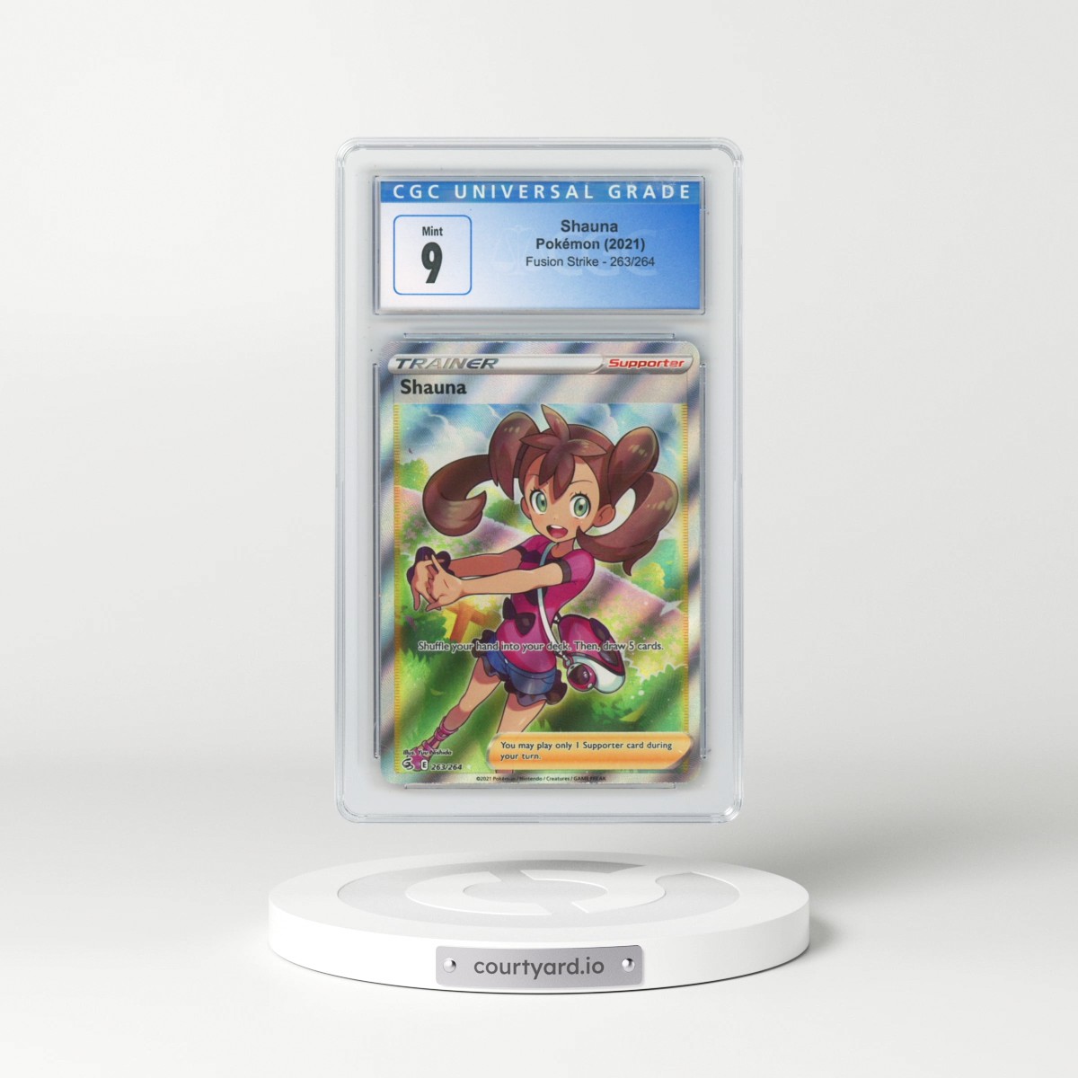 2019 Fusion Strike #263/264 Shauna (CGC 9 MINT)