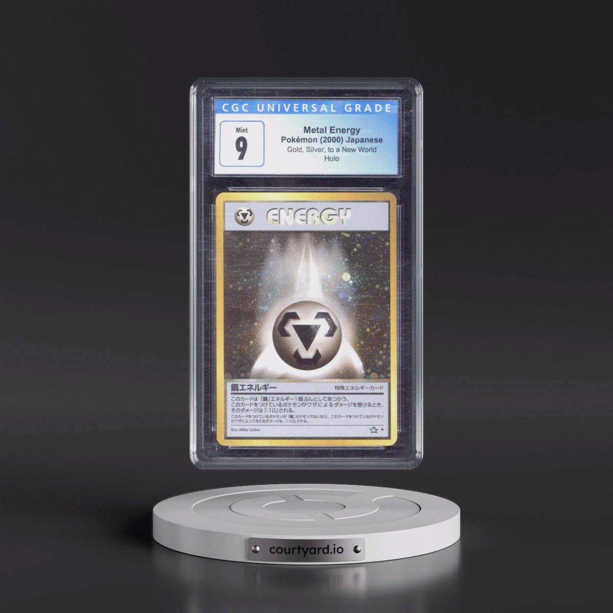 1999 Gold, Silver, to a New World Metal Energy - Holo CGC 9