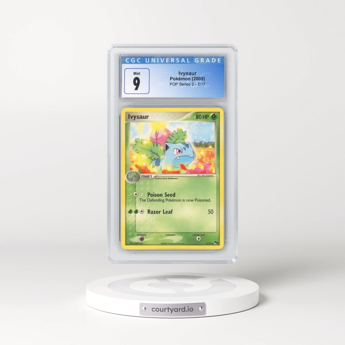 2005 POP Series 2 #7/17 Ivysaur (CGC 9 MINT)
