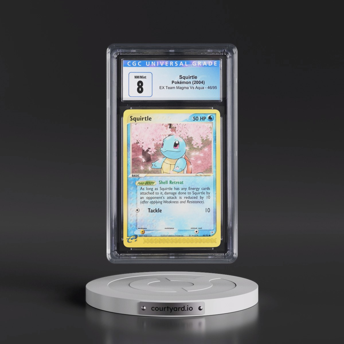 2004 EX Team Magma Vs Team Aqua #46/95 Squirtle (CGC 8 NM-MT)