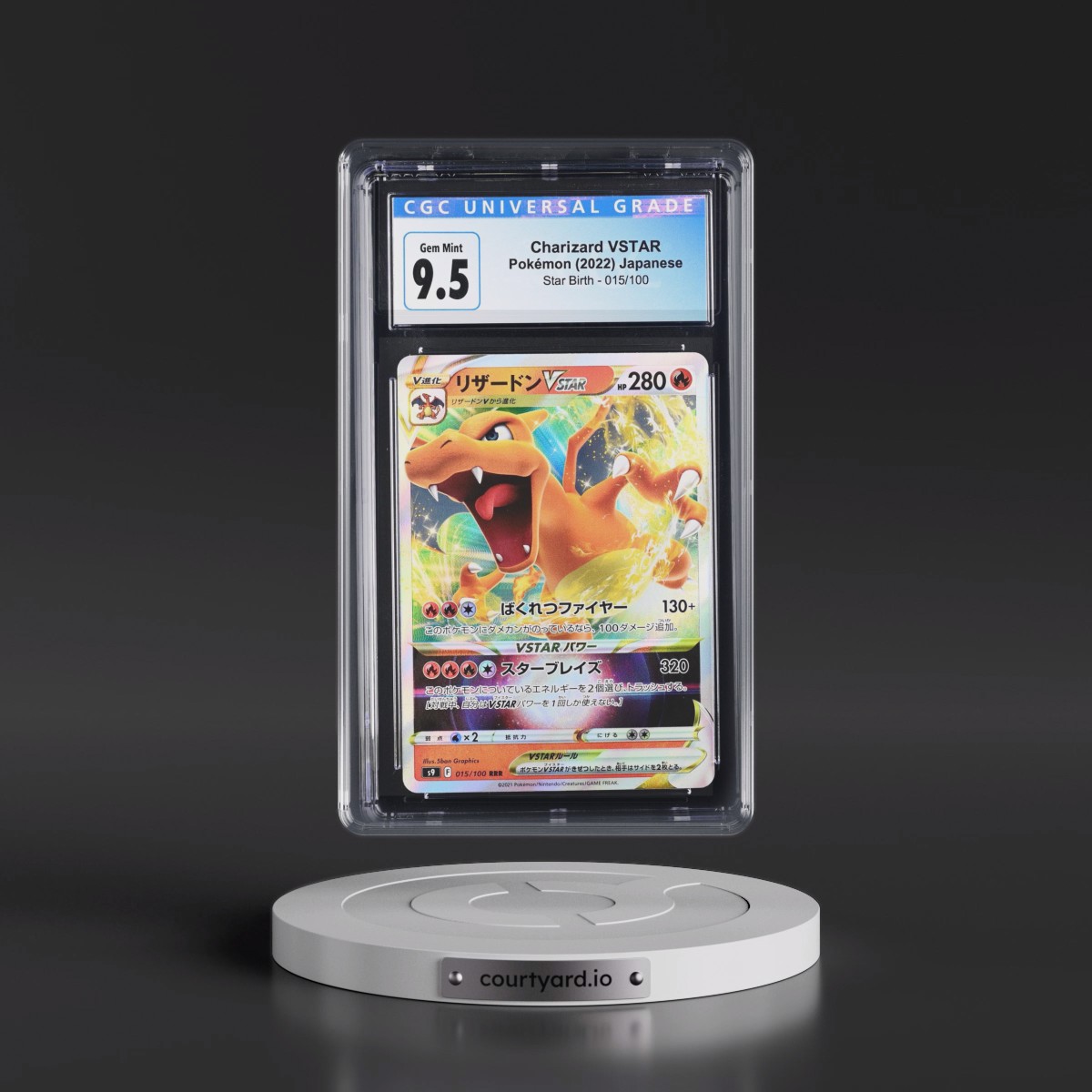 2022 Star Birth #015/100 Charizard VSTAR - Holo (CGC 10 GEM MINT)