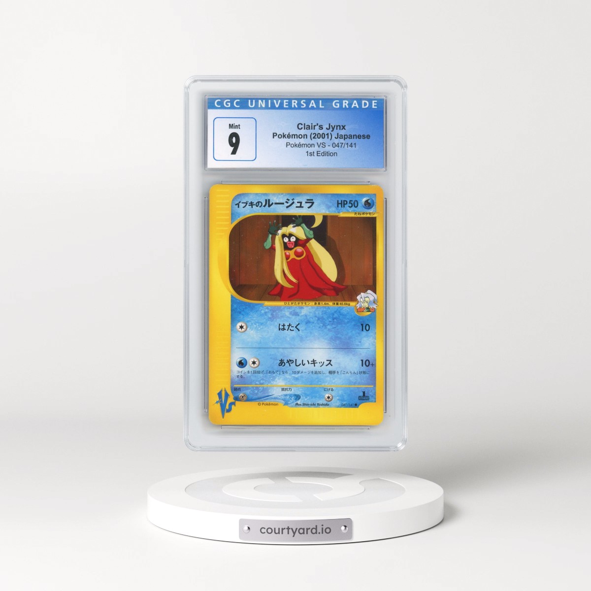 2001 Pokémon VS #047/141 Clair's Jynx - 1st Edition (CGC 9 MINT)
