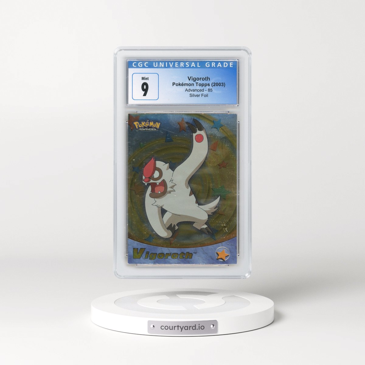 2003 Advanced #85 Vigoroth - Silver Foil (CGC 9 MINT)