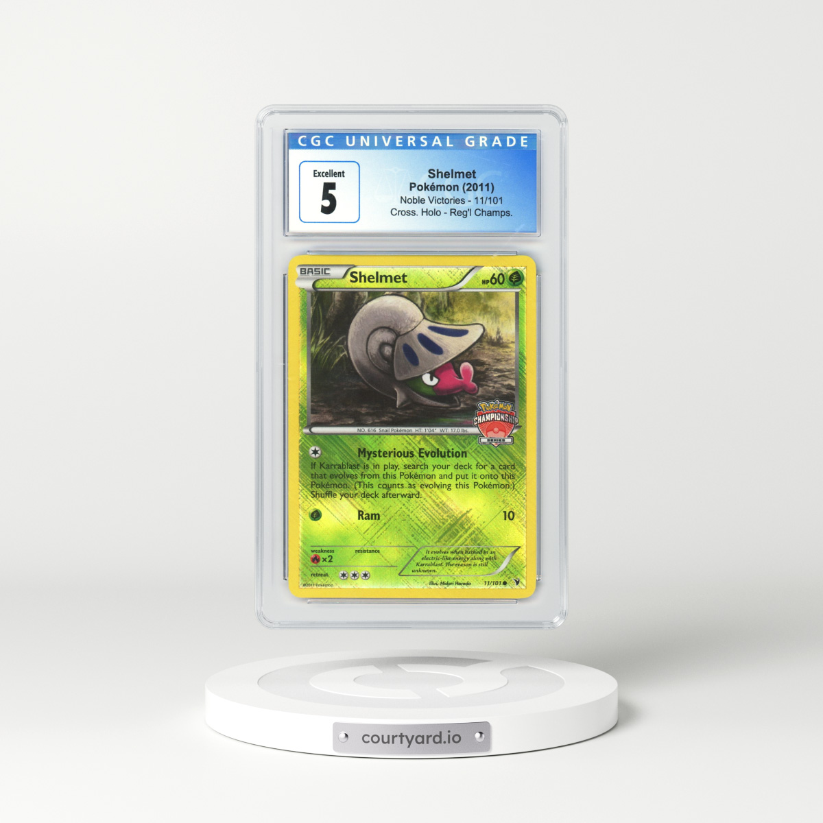 2011 Noble Victories #11 Shelmet - Holo (CGC 5 EX)