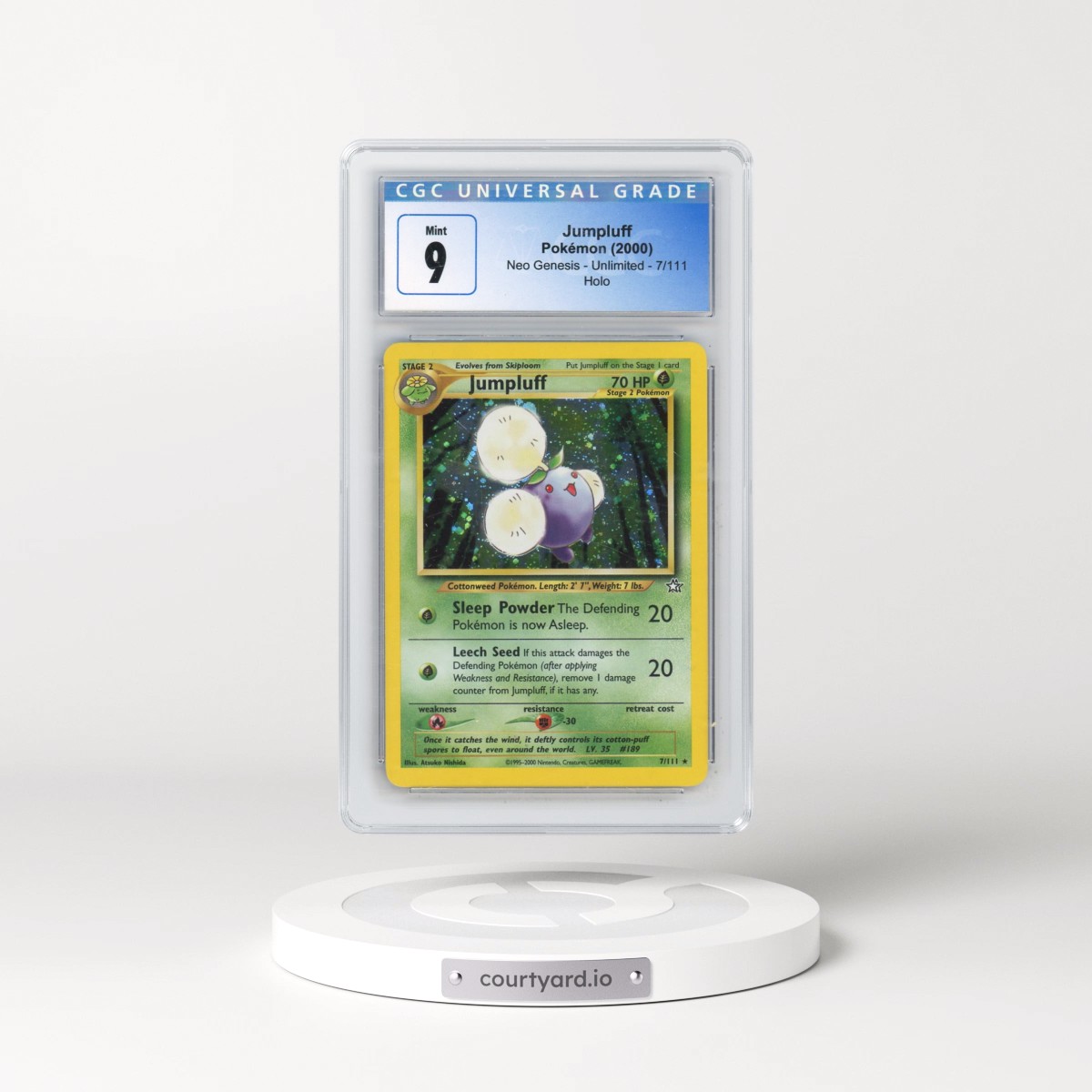 2000 Neo Genesis #7/111 Jumpluff - Holo (CGC 9 MINT)