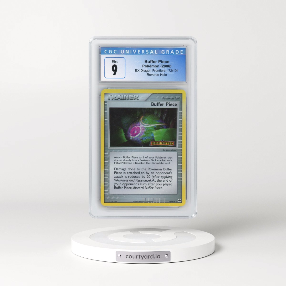 2006 EX Dragon Frontiers #72/101 Buffer Piece - Reverse Holo (CGC 9 MINT)