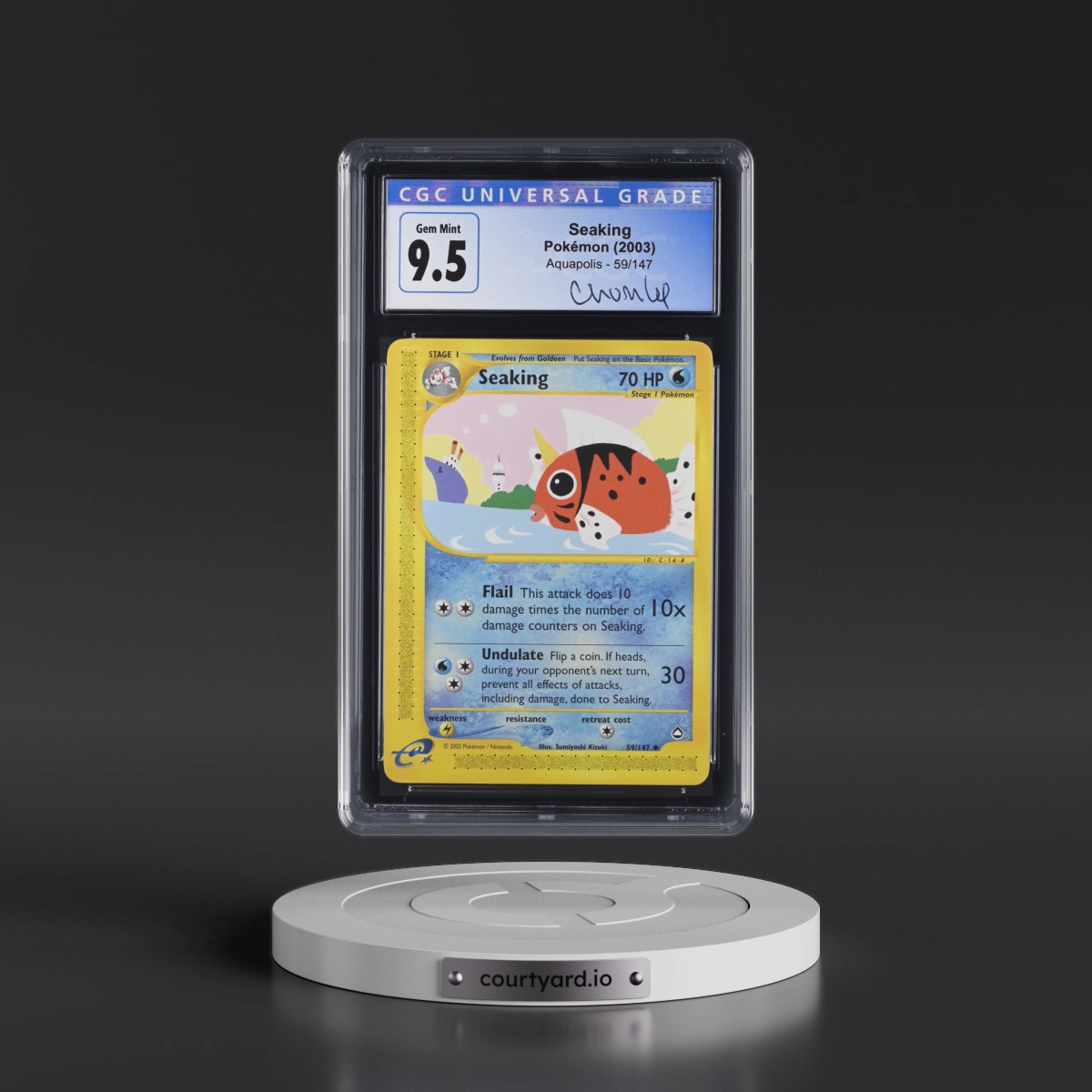 2003 Aquapolis #59/147 Seaking (CGC 10 GEM MINT)