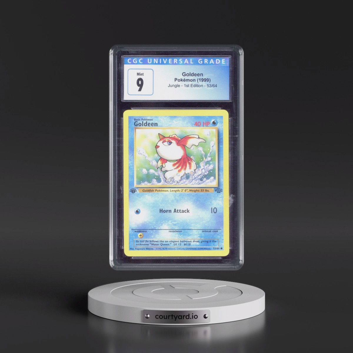 1999 Jungle #53/64 Goldeen - 1st Edition 1st Edition (CGC 9 MINT)
