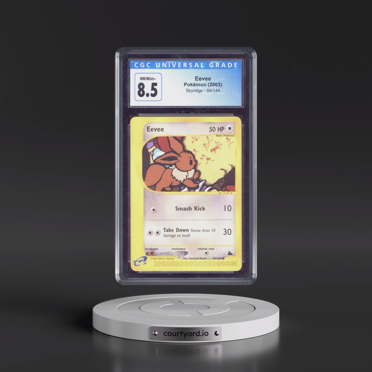 2003 Skyridge #54/144 Eevee (CGC 8.5 NM-MT+)