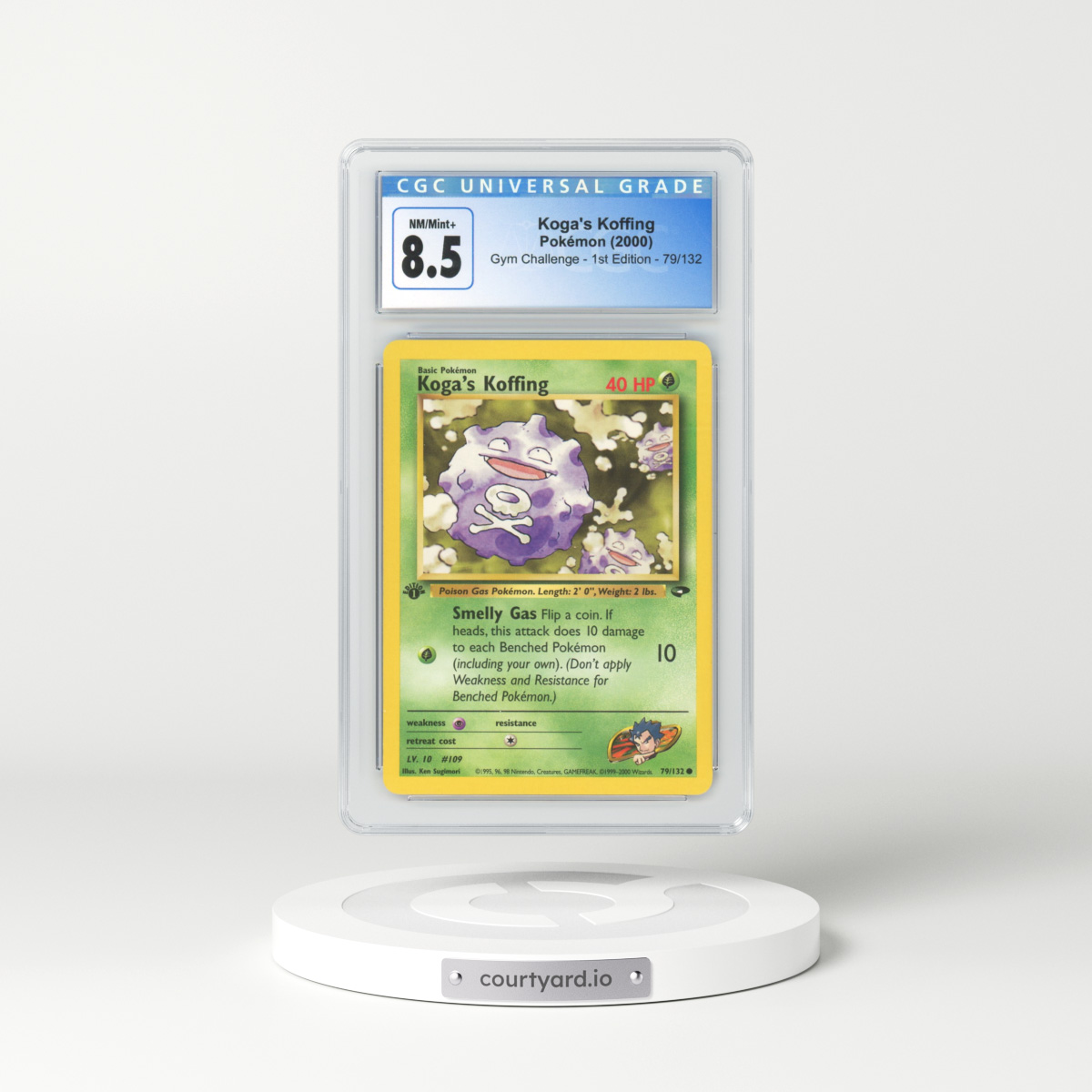 2000 Gym Challenge #79 Koga's Koffing - 1st Edition (CGC 8.5 NM-MT+)